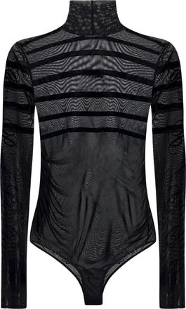 Jean Paul Gaultier Body a righe - Nero