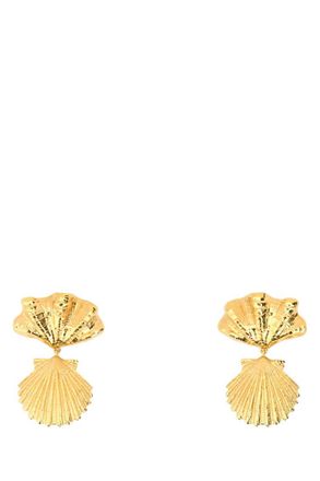 Chlo&eacute; Golden Shells Drop Earrings