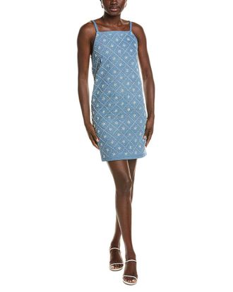 Rag & Bone Gentry Embellished Denim Mini Dress