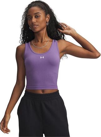 Under Armour Vanish Seamless Tank Top Womens Clothing Purple Luxe/Purple Crest/Purple Crest : LG (US 12-14), Polyester