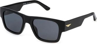 Police Ocean Maxi Zonnebril Gepolariseerd - unisex - Zonnebrillen - Zwart - 54 MM - Accessoires