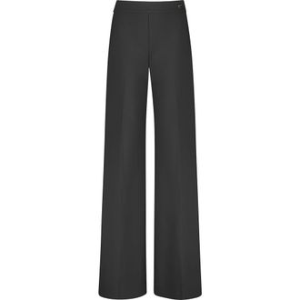 C&acirc;llas Milano ANOUK Stretch Jersey Wide Leg A-Line Pant in Black at Nordstrom, Size 10