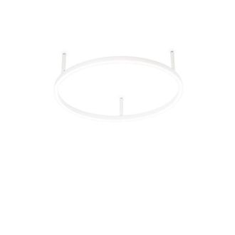 Netlighting Oracle Ring Integrated Led Semi Flush Light White 50cm 3000K