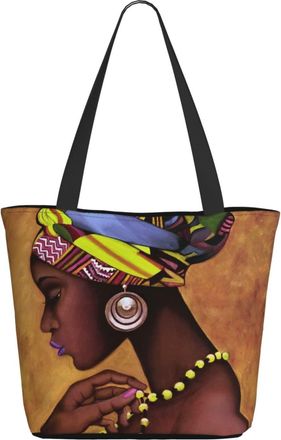 AOOEDM African Women Ladies Shopping Bag 13x11x7in.The Perfect ValentineS Day Gift.It Is The Best ValentineS Day Gift For Mom, Daughter, Wife,Etc