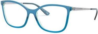 Vogue Eyewear 52mm Butterfly optical glasses in Blue at Nordstrom