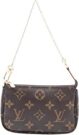Louis Vuitton Pre-owned Mini Bags, female, Brown, Size: ONE SIZE Pre-owned Mini Pochette Accessoires