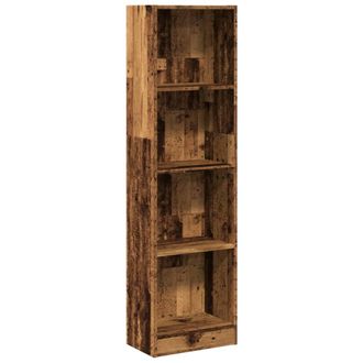 vidaXL Estanter&iacute;a Madera De Ingenier&iacute;a Color Envejecido 40x24x176 Cm Vidaxl