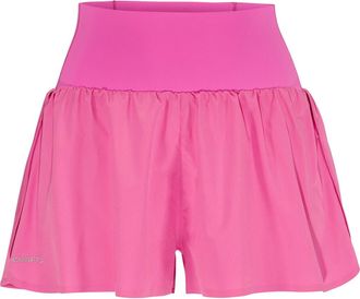 Craft Hypervent Pleated Wide Shorts in Magenta at Nordstrom, Size X-Small