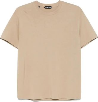 Tom Ford Crew-Neck T-Shirt - Mens - Lyocell/Cotton