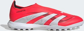 adidas adidas Performance Unisex Predator League Laceless Turf Boots - Red - Size UK 10.5