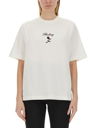 Burberry T Shirt With Logo