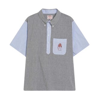Brain Dead Polo Shirt - male - Brain Dead - Polo Shirts - Multicolor - M - Tops