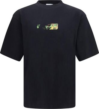 Off-white Black Crew Neck T-Shirt