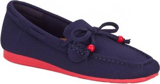 Ros Hommerson Womens Neve Shoes In Navy Knit Fabric