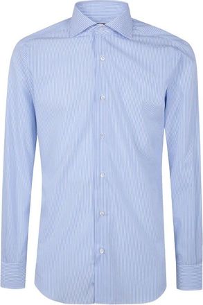 Barba Classic Popeline Bacchetta Spaziata Shirt