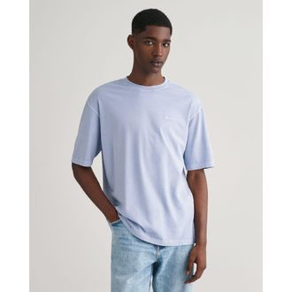 GANT Heren Sunfaded T-shirt (Blauw)