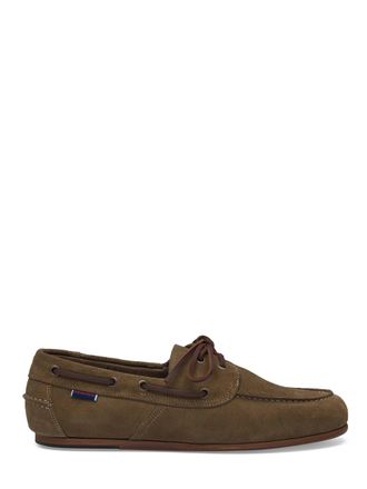 Sebago Moccasin-Style Flat Shoes with Suede Upper