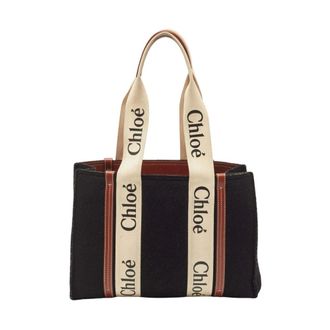 Chlo&eacute; Tote Bags, female, Black, Size: ONE SIZE Shoulder Bag