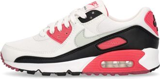 Nike Air Max 90 Lage Sneaker Wit/Roze/Zwart - Dames - Hardloopschoenen - Veelkleurig - 36 1/2 EU - Fitness