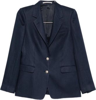 Tagliatore Paris Blazer - Dames - Blazers - Blauw - S - Linnen - Jassen