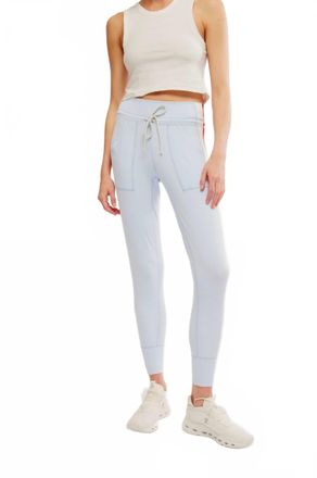 Free People Womens Never Better Colorblock Jogger In Blue