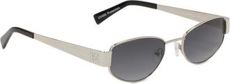 Kazar Zonnebril met zilveren montuur - Dames - Zonnebrillen - Grijs - ONE Size - Accessoires