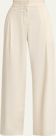 Proenza Schouler Rosalie Wide-Leg Corduroy Pants