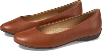 Marc Joseph New York Bedford ST Cognac Leather Ballet Flats HAWK212