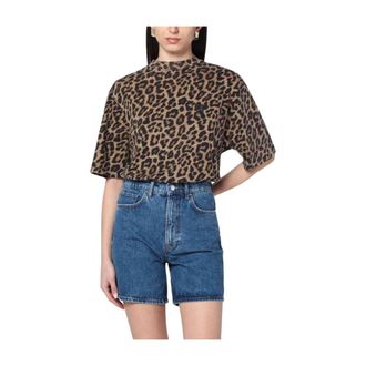 Anine Bing Dames, Tops, Bruin, Maat: XS Katoen