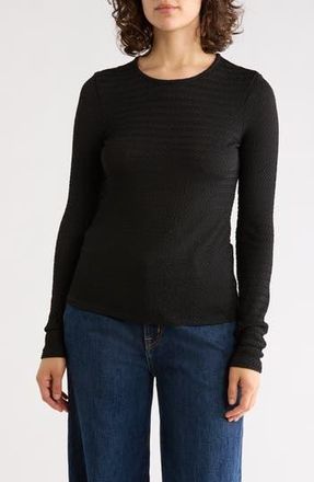 Sanctuary Ripley Long Sleeve Knit Top in Black at Nordstrom Rack, Size X-Large