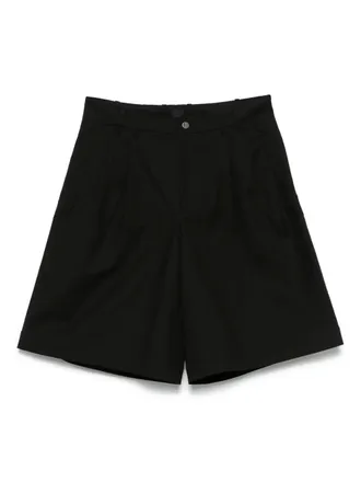 _J.L-A.L_ wide-leg shorts - Black