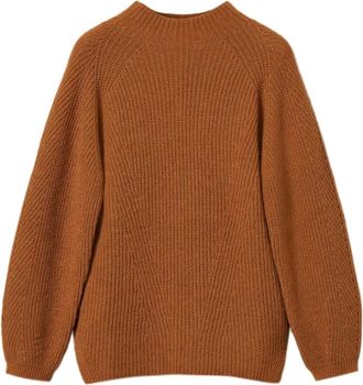 Twin-Set turtle neck sweater - women - Acrylic/Polyester/Wool/Fabric - M - Brown