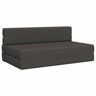 vidaXL Sof&aacute; Cama Plegable Gris Oscuro 152 X 86,5 X 60 Cm Tela Vidaxl