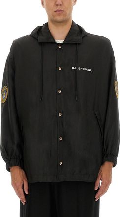 Balenciaga Oversized Windbreaker-Uomo