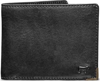 Will Leather Goods The Magnate Leather Bifold Wallet in Black at Nordstrom