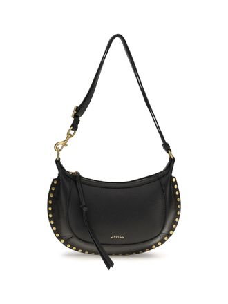 Isabel Marant Womens Shoulder Bag Oskan Moon Black Calf Leather