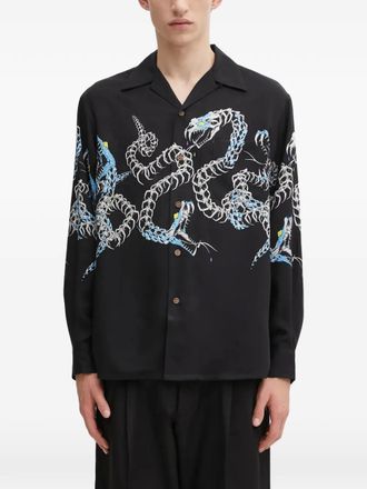 Wacko Maria animal-print shirt - Black