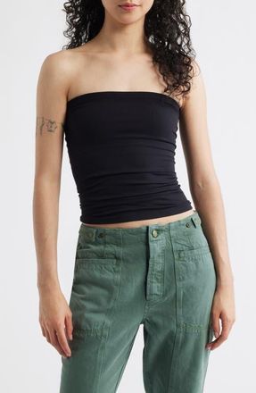 Free People The Carrie Tube Top in Black at Nordstrom, Size Medium