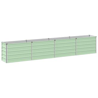 vidaXL Cama De Jard&iacute;n Elevada Verde Pastel 320 X 40 X 55 Cm Vidaxl