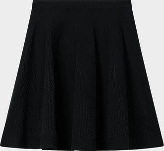 Emporio Armani Knit A-Line Mini Skirt