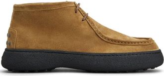Tod's Burlotto Gommino boots - men - CALFSKIN/Calf Suede/Rubber - 6.5 - Neutrals