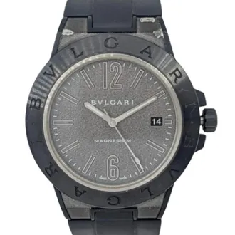 Bulgari Pre-owned Watches, male, Gray, Size: ONE SIZE Pre-owned Vintage Wristwatch