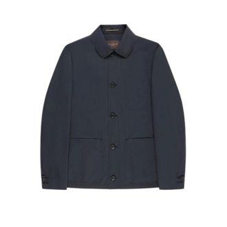 Slowear Light Jackets, male, Black, Size: 2XL Teknotela Blouson Jacket