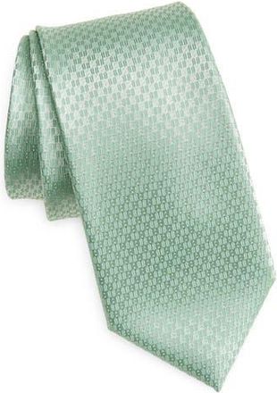 Calvin Klein Emmett Microgeometric Tie in Sage at Nordstrom Rack