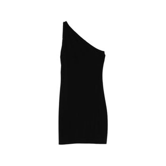 Norma Kamali Party Dresses, female, Black, Size: XS One-Shoulder Bodycon Dress