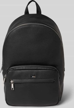 HUGO BOSS Rucksack mit Label-Pr&auml;gung Modell Ray in Black, Gr&ouml;&szlig;e 1