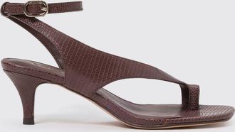 Twinset Sandalo in pelle stampa lucertola