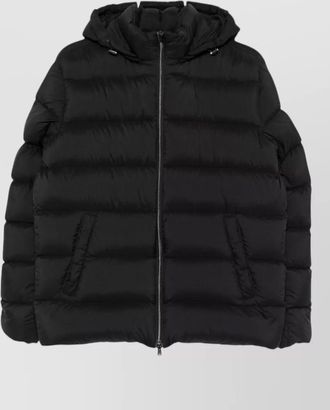 Herno down hooded quilted puffer jacket