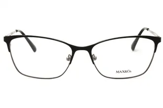 Max & Co. MO5111 Rectangular Metal Eyeglasses - Gold