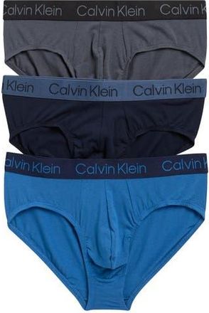 Calvin Klein Assorted 3-Pack Modal Briefs in Turbulence/Shoreline/Delft at Nordstrom Rack, Size X-Large